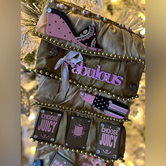 HANDE MADE Y2K Large Juicy Couture Stocking Creation. - Picture 4 of 7